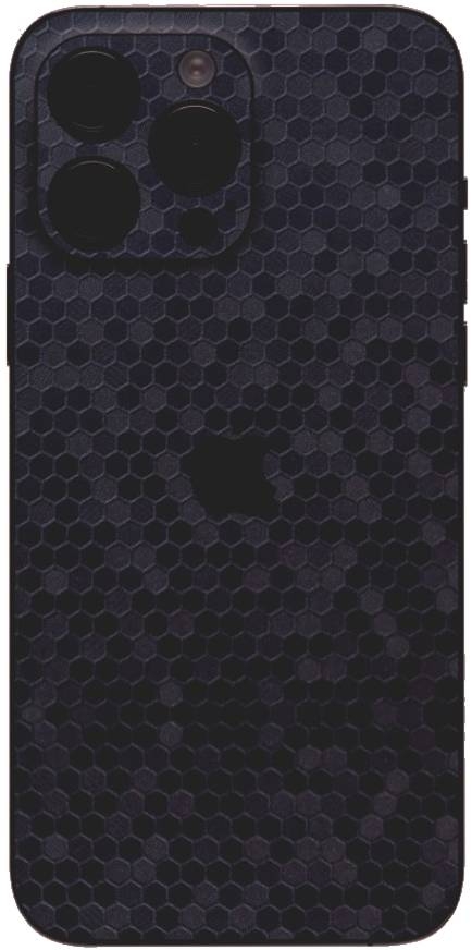 Αυτοκόλλητο Skin Προστασίας Πλάτης - Apple iPhone 15 Pro Max - Gams Premium Vinyl Skin Back Plate - Honeycomb Blue (GAMS-VNL-SKIN-HBL-001-074)