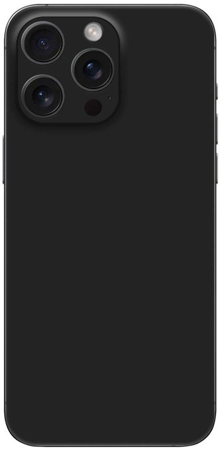 Αυτοκόλλητο Skin Προστασίας Πλάτης iPhone 16 Gams Premium Vinyl Skin Back Plate Black Matte