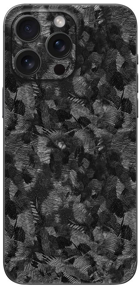 Αυτοκόλλητο Skin Προστασίας Πλάτης iPhone 16 Gams Premium Vinyl Skin Back Plate Forged Carbon