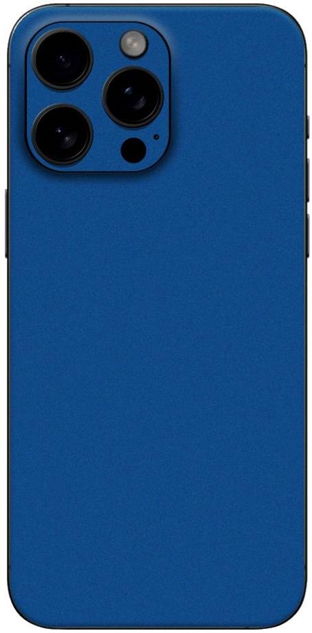 Αυτοκόλλητο Skin Προστασίας Πλάτης iPhone 16 Pro Gams Premium Vinyl Skin Back Plate Blue Satin Matte