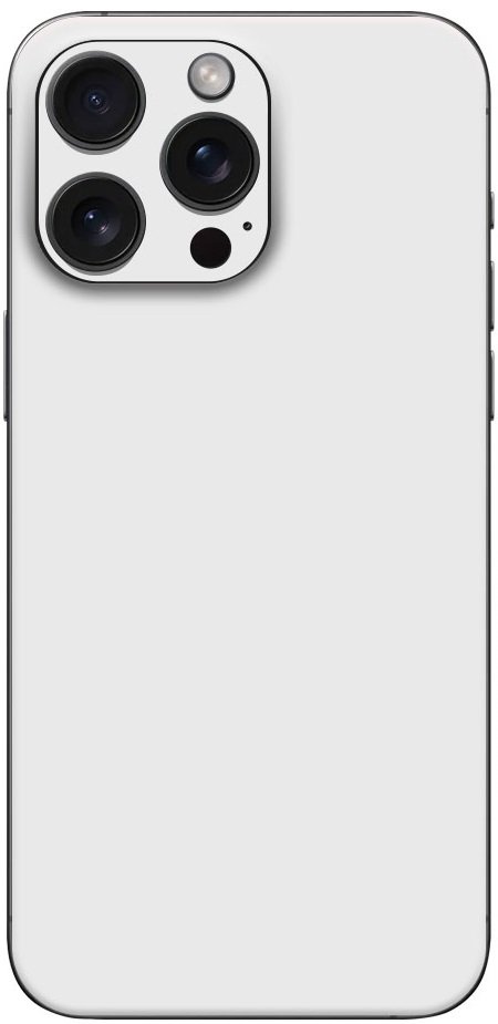 Αυτοκόλλητο Skin Προστασίας Πλάτης iPhone 16 Pro Gams Premium Vinyl Skin Back Plate White Matte