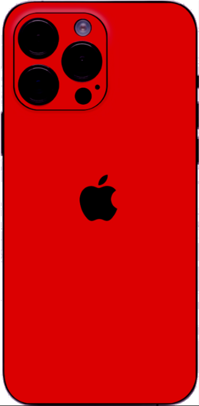 Αυτοκόλλητο Skin Προστασίας Πλάτης iPhone Gams Premium Vinyl Skin Back Plate - Red Matte (GAMS-VNL-SKIN-RM-001)