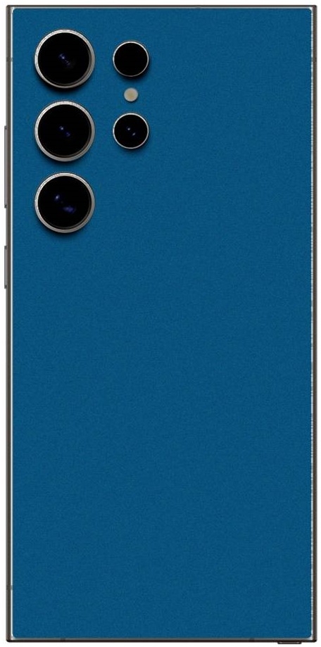 Αυτοκόλλητο Skin Προστασίας Πλάτης - Samsung Galaxy S24 Ultra - Gams Premium Vinyl Skin Back Plate - Blue Satin Matte