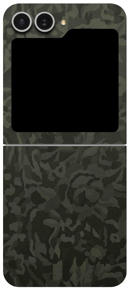 Αυτοκόλλητο Skin Προστασίας Πλάτης - Samsung Galaxy Z Flip6 - Gams Premium Vinyl Skin Back Plate - Camo Green