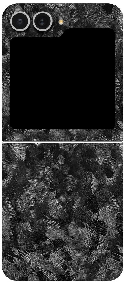 Αυτοκόλλητο Skin Προστασίας Πλάτης - Samsung Galaxy Z Flip6 - Gams Premium Vinyl Skin Back Plate - Forged Carbon