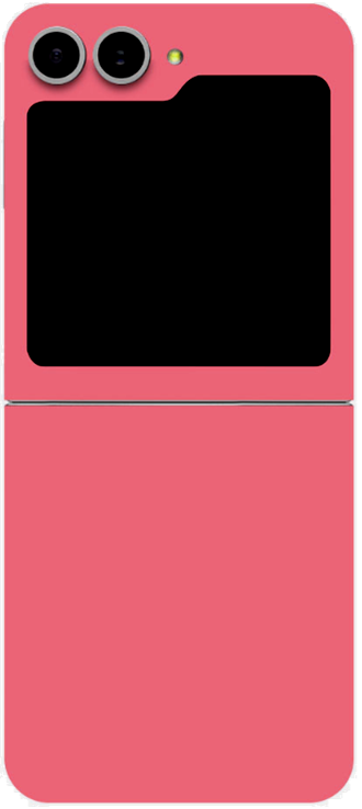 Αυτοκόλλητο Skin Προστασίας Πλάτης - Samsung Galaxy Z Flip6 - Gams Premium Vinyl Skin Back Plate - Pink Matte