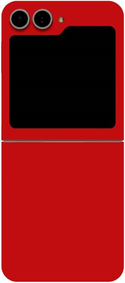 Αυτοκόλλητο Skin Προστασίας Πλάτης - Samsung Galaxy Z Flip6 - Gams Premium Vinyl Skin Back Plate - Red Matte (GAMS-VNL-SKIN-RM-002-211)