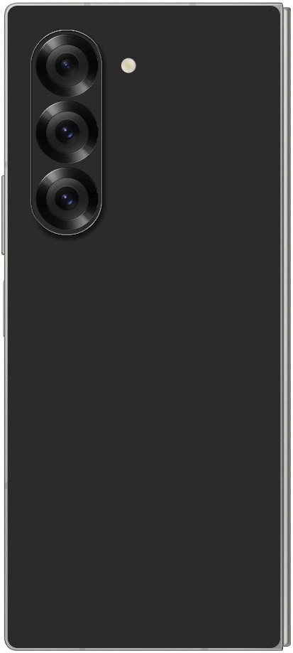 Αυτοκόλλητο Skin Προστασίας Πλάτης - Samsung Galaxy Z Fold6 - Gams Premium Vinyl Skin Back Plate - Black Matte