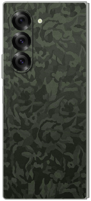 Αυτοκόλλητο Skin Προστασίας Πλάτης - Samsung Galaxy Z Fold6 - Gams Premium Vinyl Skin Back Plate - Camo Green