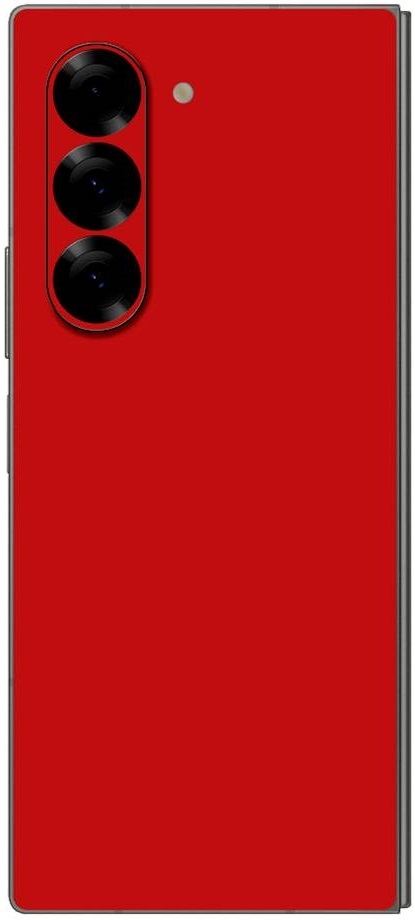 Αυτοκόλλητο Skin Προστασίας Πλάτης - Samsung Galaxy Z Fold6 - Gams Premium Vinyl Skin Back Plate - Red Matte (GAMS-VNL-SKIN-RM-002-210)