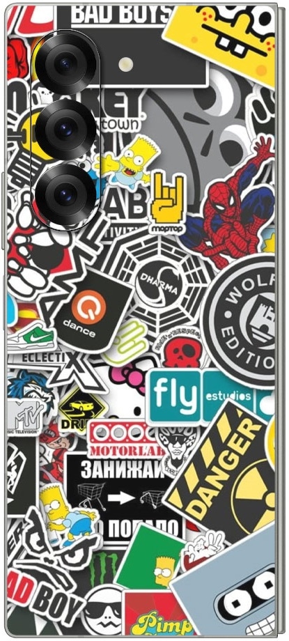 Αυτοκόλλητο Skin Προστασίας Πλάτης - Samsung Galaxy Z Fold6 - Gams Premium Vinyl Skin Back Plate - Stickerbomb