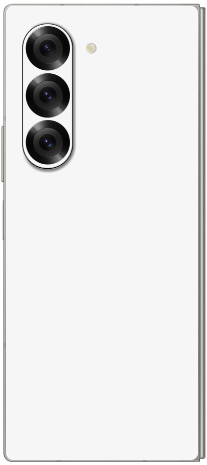 Αυτοκόλλητο Skin Προστασίας Πλάτης - Samsung Galaxy Z Fold6 - Gams Premium Vinyl Skin Back Plate - White Matte