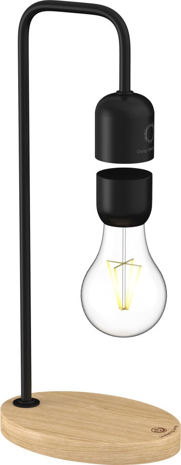 Allocacoc Levitating Light Bulb Table Lamp - Μαγνητικό Αιωρούμενο Επιτραπέζιο Φωτιστικό - Black