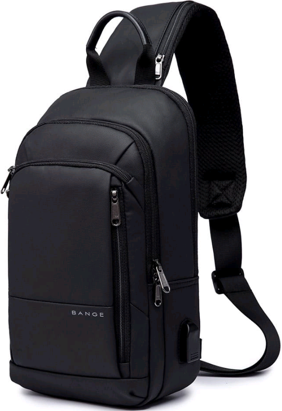 Ανδρικό Τσαντάκι Bange 1911 Ώμου / Χιαστί Crossbody 6L Black