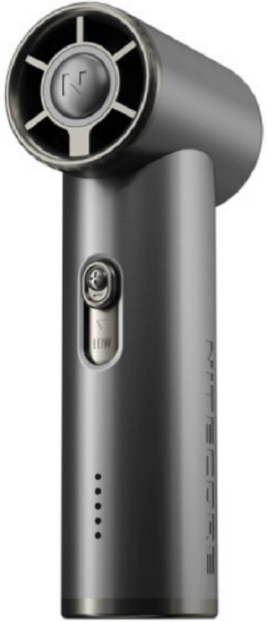 Ανεμιστήρας Nitecore NEF01 Ατομικός Φορητός με Λουράκι Καρπού & 5 Ταχύτητες Ανέμου / PowerBank 4.000 mAh Grey