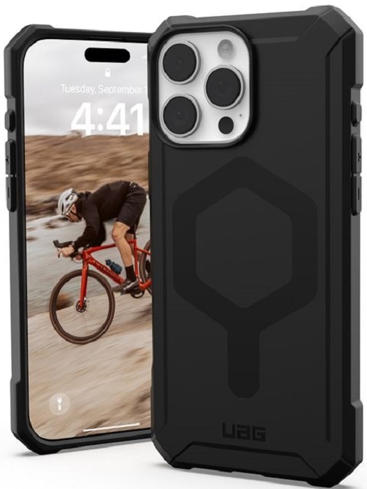 Ανθεκτική MagSafe Θήκη Σιλικόνης - Apple iPhone 16 Pro Max - UAG Essential Armor - Black