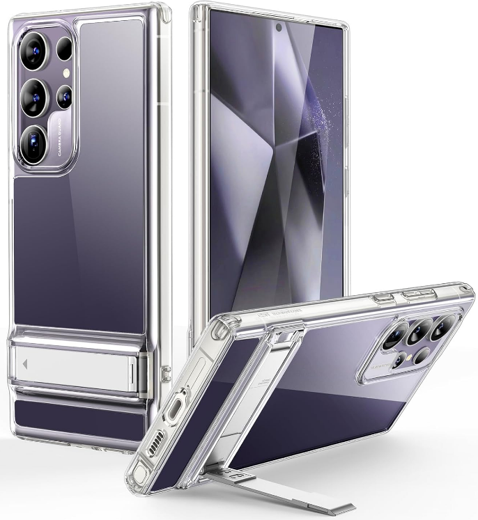 Ανθεκτική Σκληρή Θήκη με Kickstand - Samsung Galaxy S24 Ultra - ESR Boost Kickstand Case - Clear