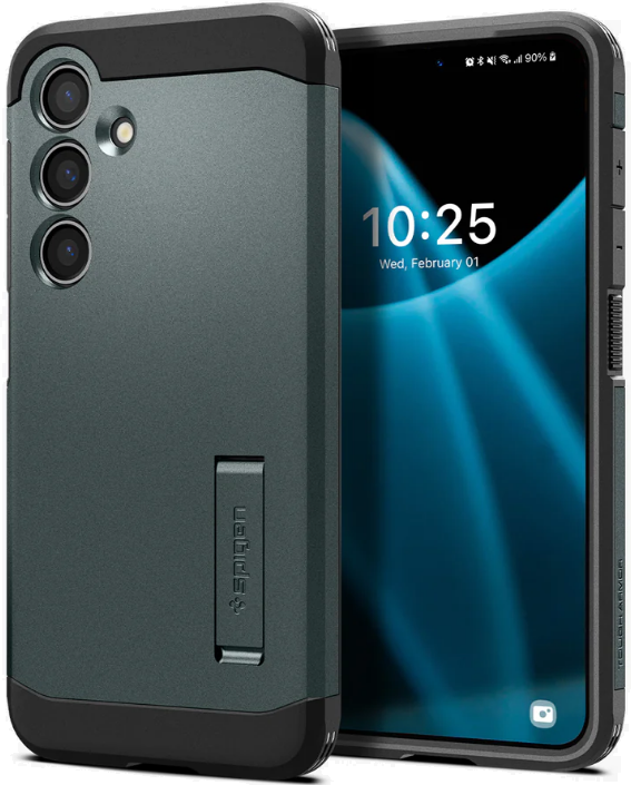 Ανθεκτική Σκληρή Θήκη - Samsung Galaxy S24 - Spigen Tough Armor - Abyss Green
