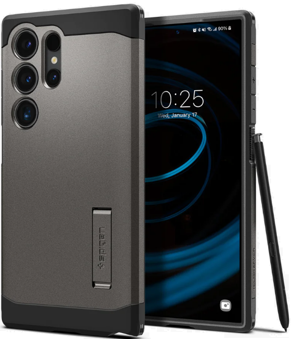 Ανθεκτική Σκληρή Θήκη - Samsung Galaxy S24 Ultra - Spigen Tough Armor - Gunmetal