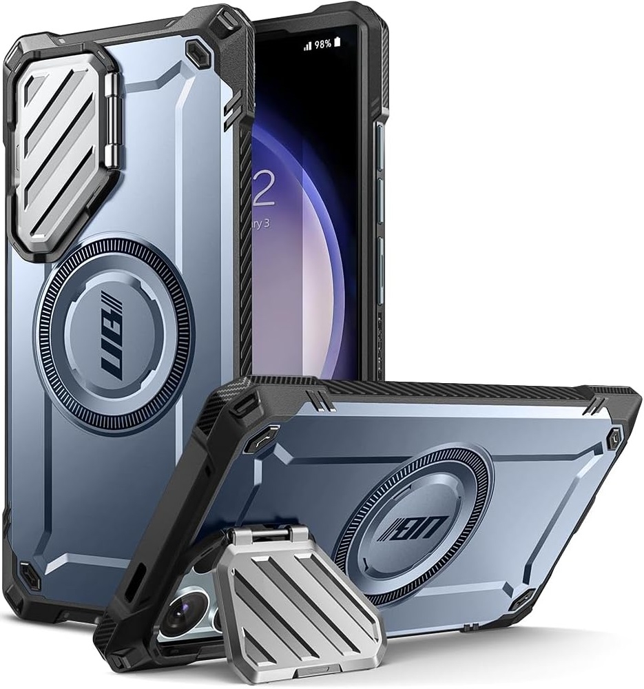 Ανθεκτική Θήκη MagSafe με Μεταλλικό Κάλυμμα για την Κάμερα - Samsung Galaxy S24 Ultra - Supcase Unicorn Beetle XT Mag - Tilt