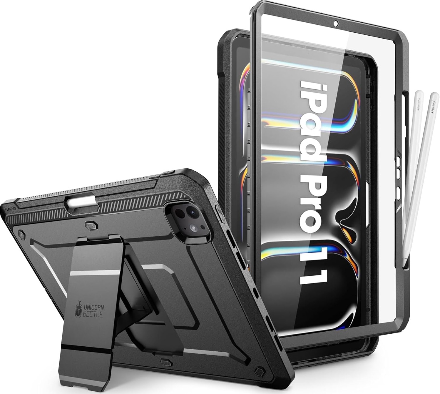 Full Body Ανθεκτική Θήκη με Υποδοχή για Apple Pencil - Apple iPad Pro 11" 2024 - Supcase Unicorn Beetle Pro - Black