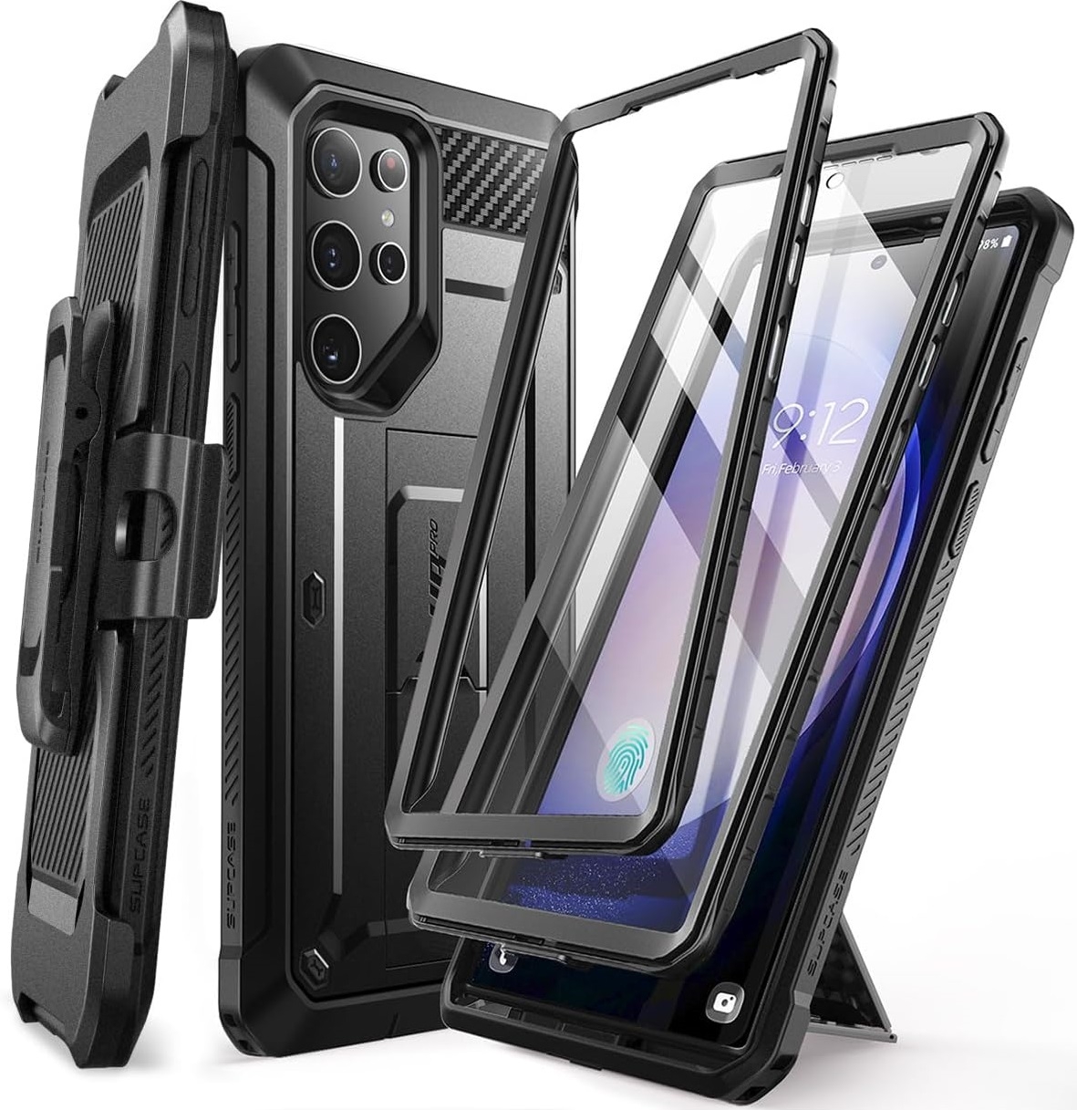 Ανθεκτική Θήκη - Samsung Galaxy S24 Ultra - Supcase Unicorn Beetle Pro Set - Black