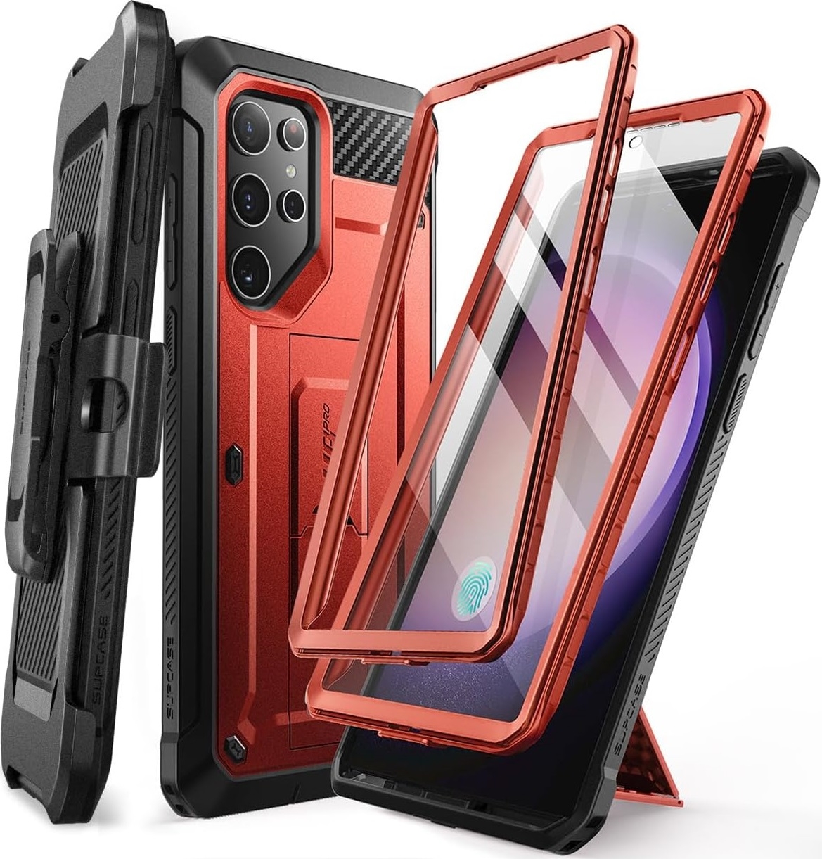 Ανθεκτική Θήκη - Samsung Galaxy S24 Ultra - Supcase Unicorn Beetle Pro Set - Ruddy