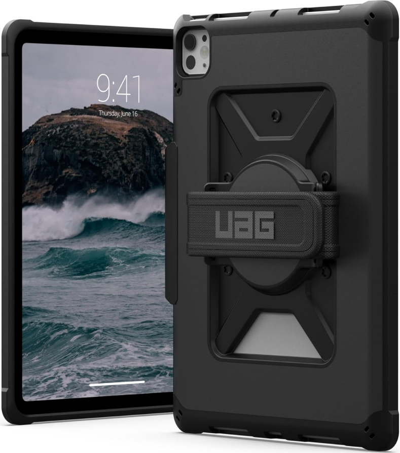 Ανθεκτική Θήκη με Χειρολαβή & Υποδοχή για Apple Pencil - Apple iPad Pro 11" 2024 - UAG Metropolis with Handstrap - Black