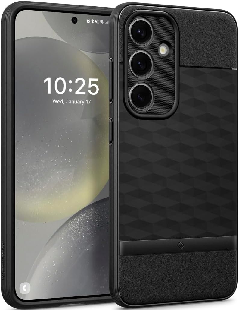 Ανθεκτική Θήκη Σιλικόνης - Samsung Galaxy S24 - Caseology Parallax - Matte Black