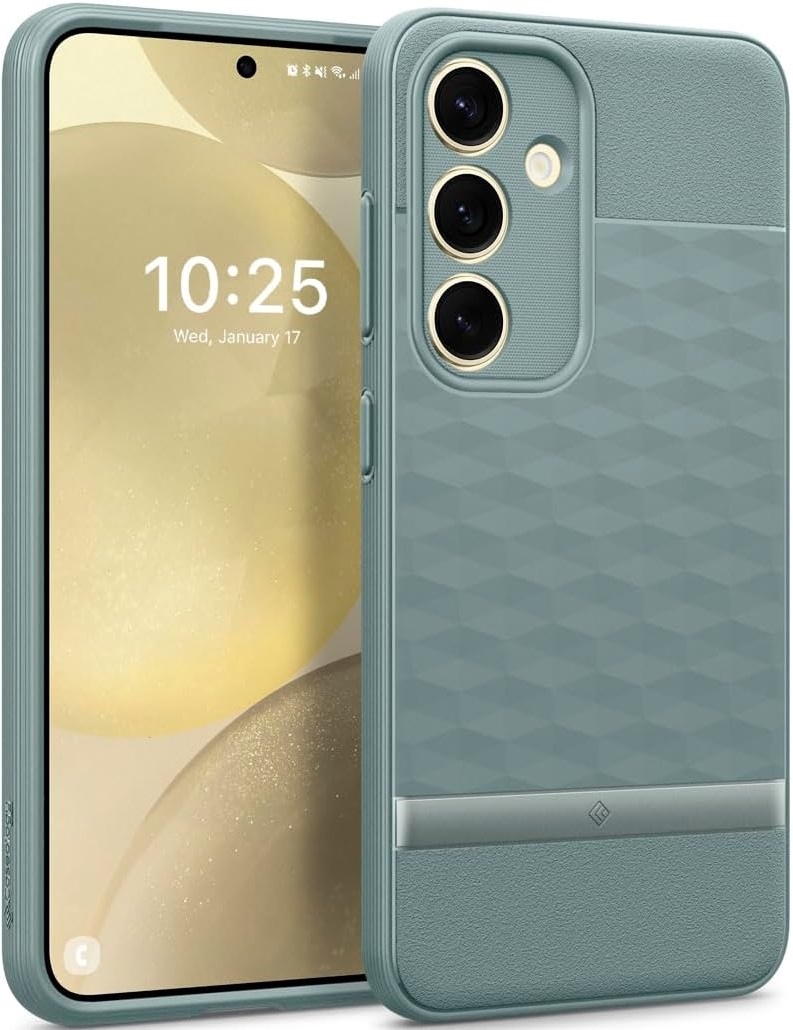 Ανθεκτική Θήκη Σιλικόνης - Samsung Galaxy S24 - Caseology Parallax - Sage Green