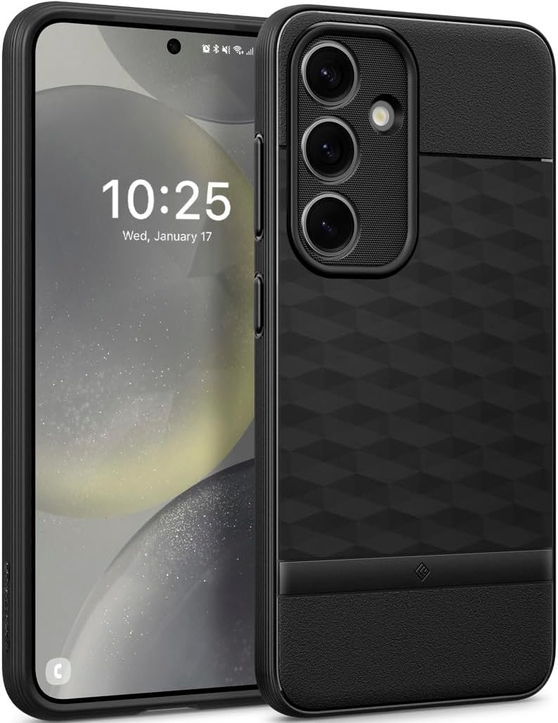 Ανθεκτική Θήκη Σιλικόνης - Samsung Galaxy S24 Plus - Caseology Parallax - Matte Black