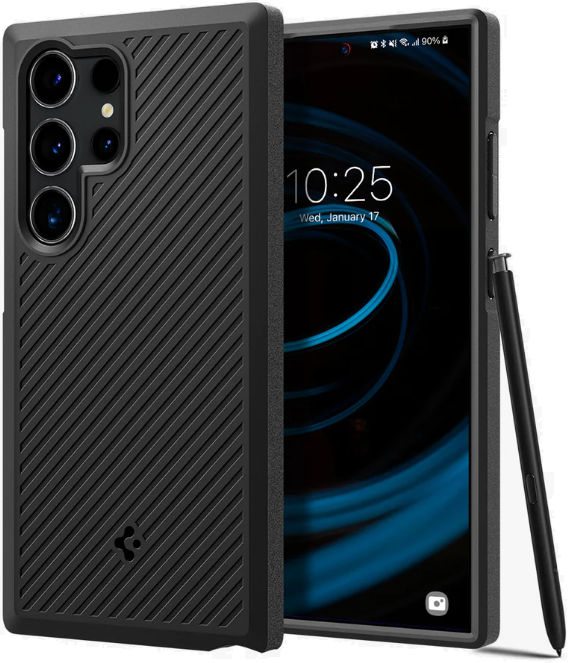 Ανθεκτική Θήκη Σιλικόνης - Samsung Galaxy S24 Ultra - Spigen Core Armor - Matte Black