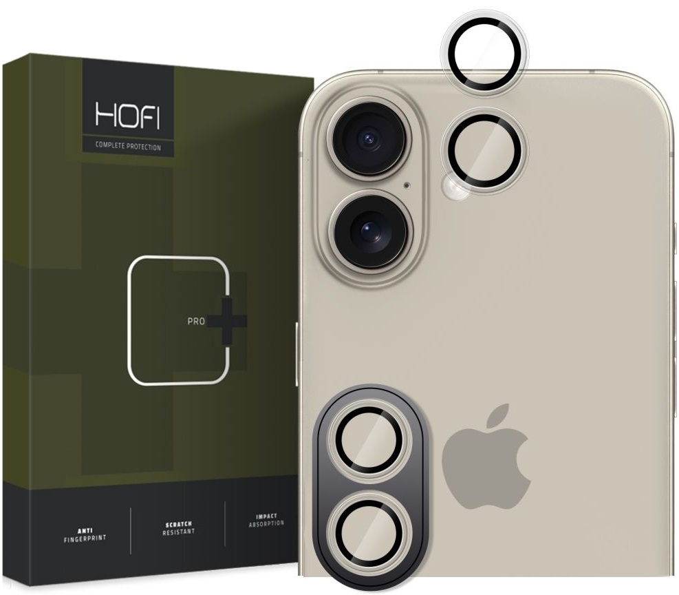 Αντιχαρακτικό Γυαλί Προστασίας Apple iPhone 17 / 16 / 16 Plus - Hofi Camring Pro+ για Φακό Κάμερας - Clear