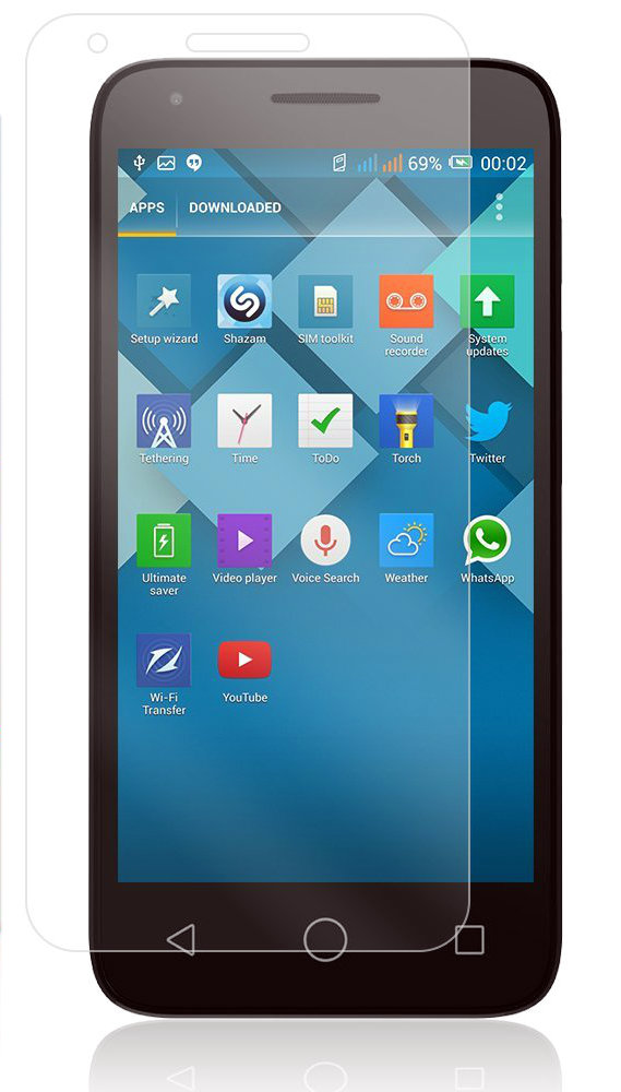 Αντιχαρακτικό Γυάλινο Screen Protector Alcatel Pixi 3 (4.5")