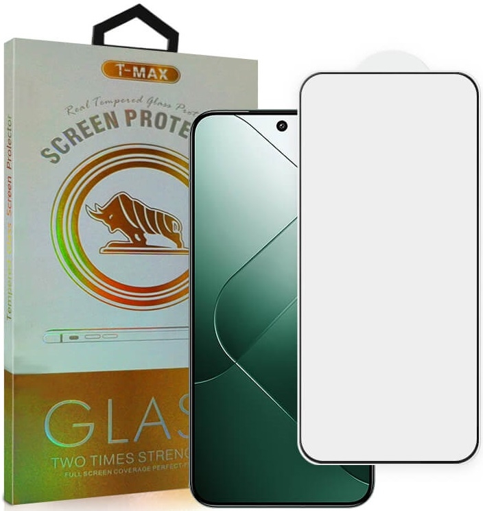 Αντιχαρακτικό Γυαλί Οθόνης - Xiaomi 14 - T-Max Premium 3D Tempered Glass Full Glue Fluid Despensing - Black