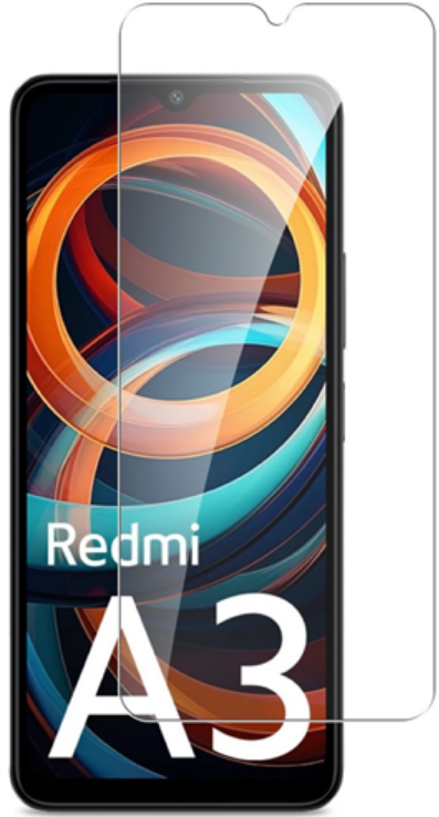 Αντιχαρακτικό Γυαλί Οθόνης - Xiaomi Redmi A3 - Vivid Tempered Glass - Transparent