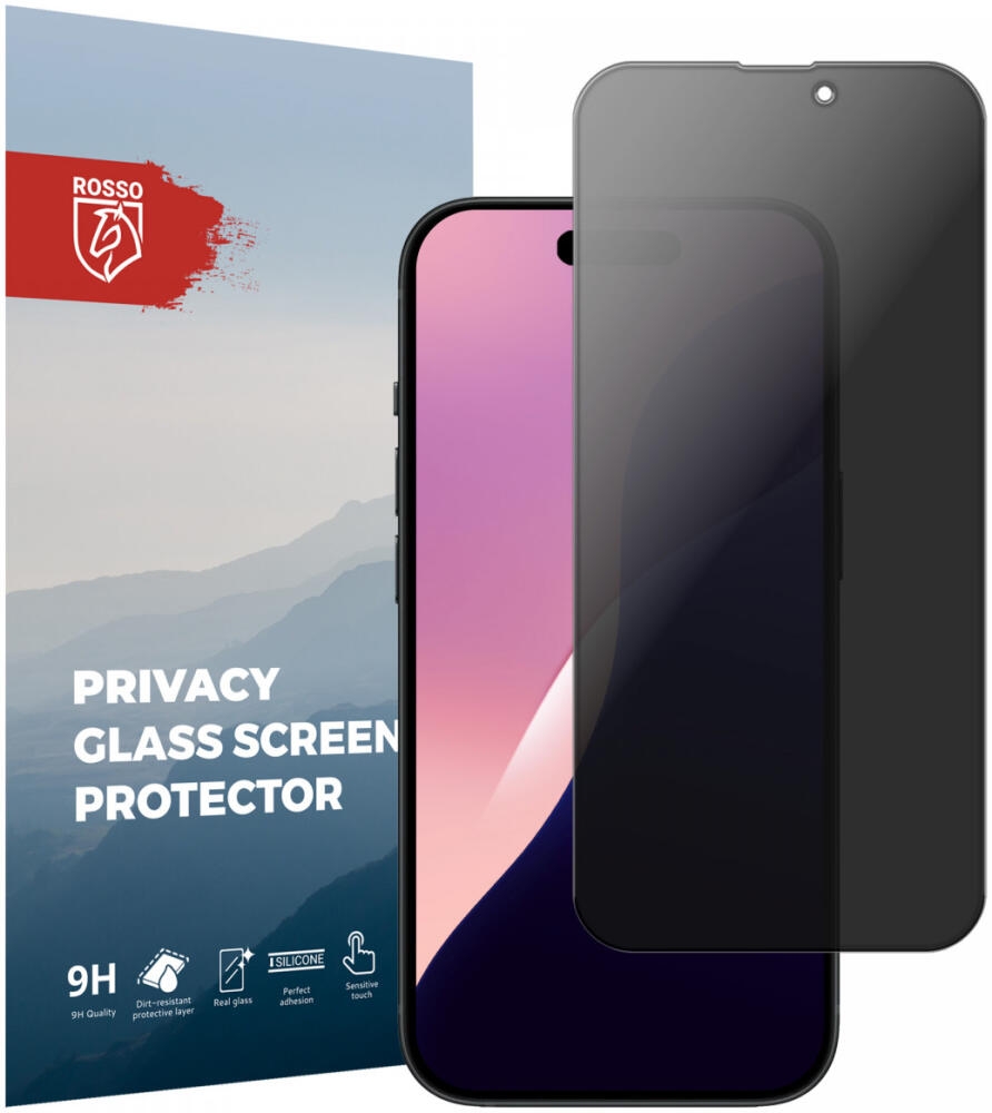 Αντιχαρακτικό Γυαλί Προστασίας Απορρήτου Οθόνης - Apple iPhone 16 Pro - Rosso Tempered Glass Privacy 