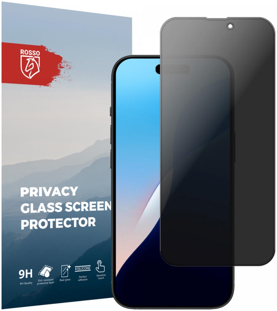 Αντιχαρακτικό Γυαλί Προστασίας Απορρήτου Οθόνης - Apple iPhone 16 - Rosso Tempered Glass Privacy