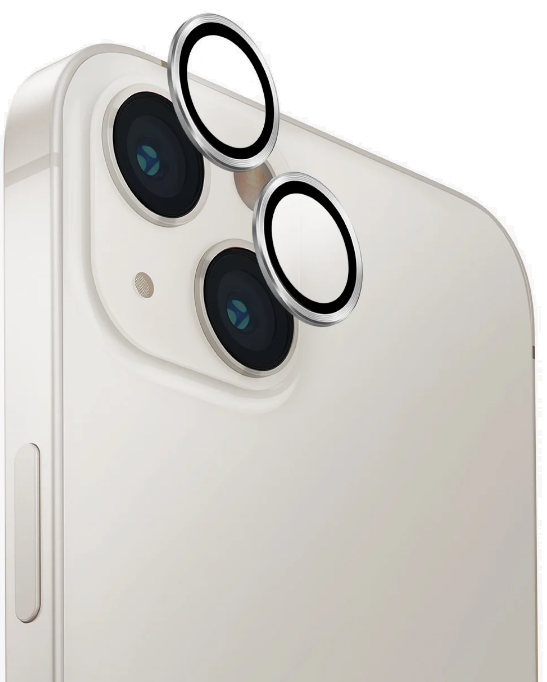 Αντιχαρακτικό Γυαλί Προστασίας Apple iPhone 14 / 14 Plus - Uniq Optix Lens Protector για Φακό Κάμερας - Silver