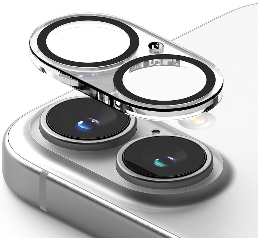 Αντιχαρακτικό Γυαλί Προστασίας Apple iPhone 16 / 16 Plus - Ringke Camera Protector Full Cover Glass για Φακό Κάμερας - 2 Τεμάχια - Clear