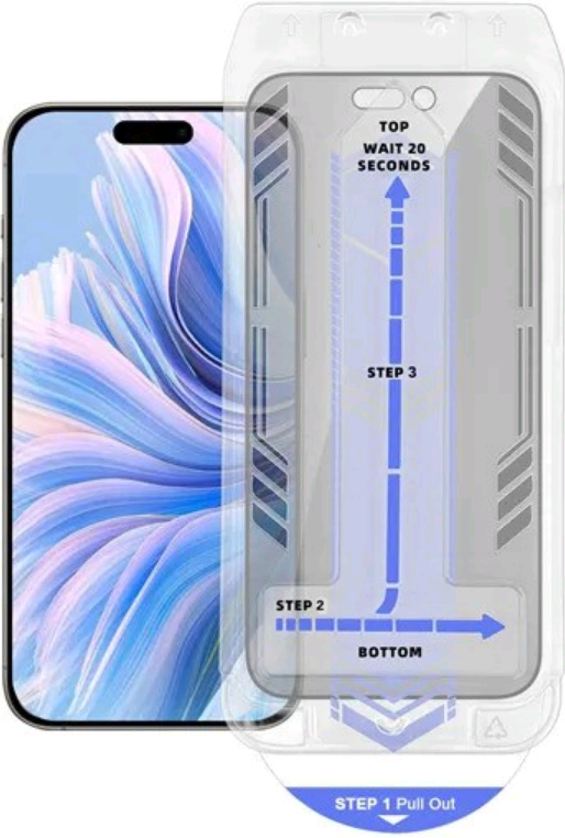 Αντιχαρακτικό Γυαλί Προστασίας Apple iPhone 16 Pro Max - Vivid Full Face Privacy Tempered Glass W/Applicator Απορρήτου Οθόνης - Black