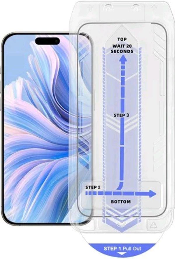 Αντιχαρακτικό Γυαλί Προστασίας Apple iPhone 16 Pro Max - Vivid Full Face Tempered Glass W/Applicator Οθόνης - Black (VITEMP498BK-AP)