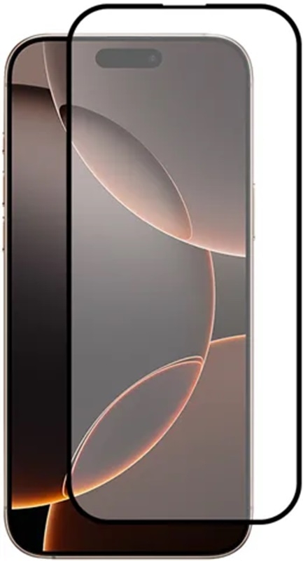 Αντιχαρακτικό Γυαλί Προστασίας Apple iPhone 16 Pro - Vivid Full Face Tempered Glass Οθόνης - Black 