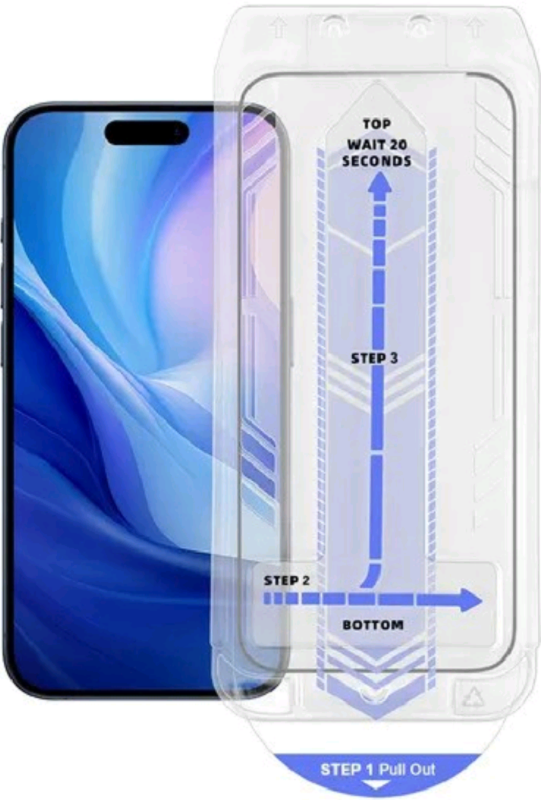 Αντιχαρακτικό Γυαλί Προστασίας Apple iPhone 16 Pro - Vivid Full Face Tempered Glass W/Applicator Οθόνης - Black