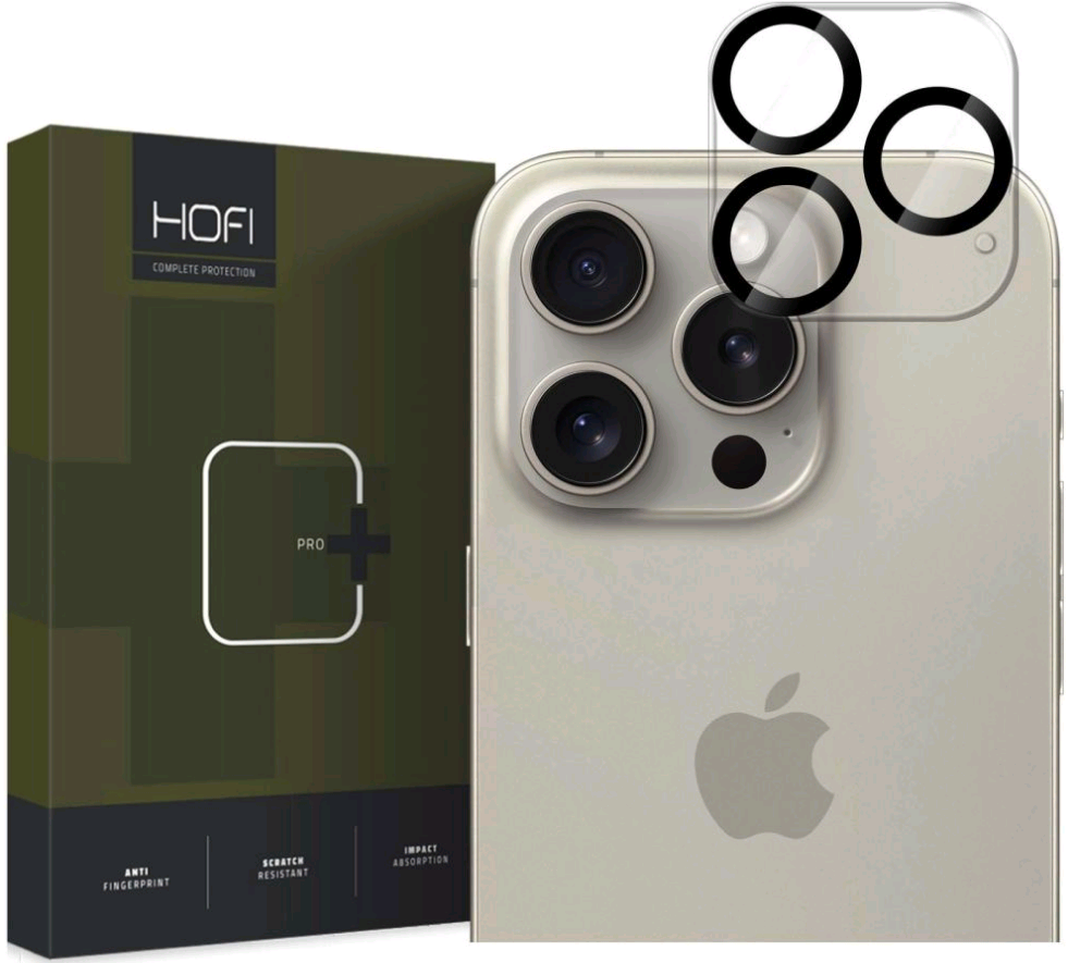 Αντιχαρακτικό Γυαλί Προστασίας για Φακό Κάμερας - Apple iPhone 16 Pro / 16 Pro Max - Hofi Cam Pro+ Camera Tempered Glass - Clear