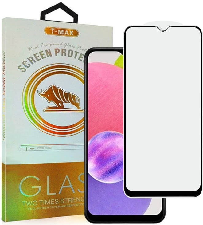 Αντιχαρακτικό Γυαλί Προστασίας Samsung Galaxy A15 / M15 - T-Max Premium 3D Tempered Glass Full Glue Fluid Despensing Οθόνης - Black