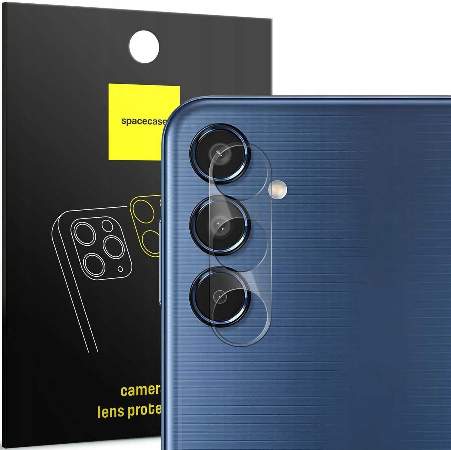 Αντιχαρακτικό Γυαλί Προστασίας Samsung Galaxy M35 - Spacecase Camera Glass Lens Protector για Φακό Κάμερας - Transparent