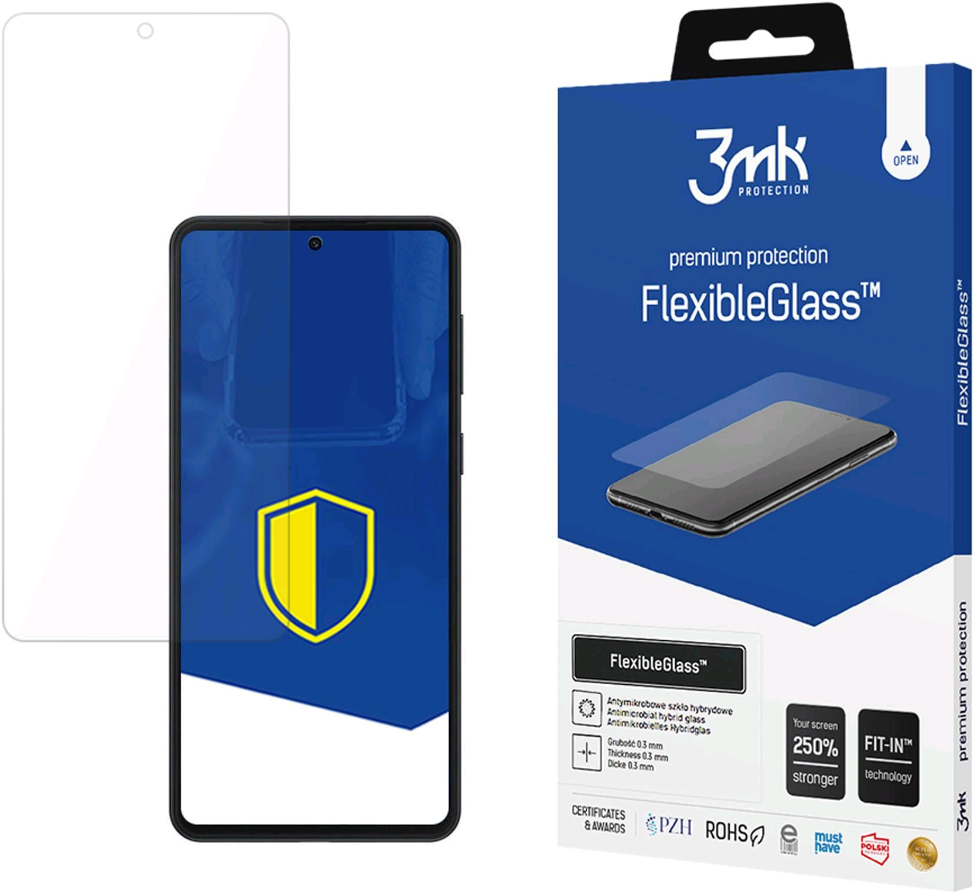 Αντιχαρακτικό Γυαλί Προστασίας Samsung Galaxy M55 - 3MK Premium Flexible Glass Υβριδικό Οθόνης - 0.3mm (5903108580632)