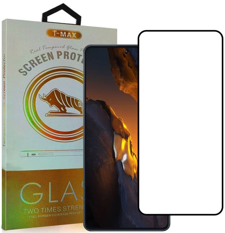 Αντιχαρακτικό Γυαλί Προστασίας Xiaomi Poco F6 Pro - T-Max Premium 3D Tempered Glass Full Glue Fluid Despensing Οθόνης - Black