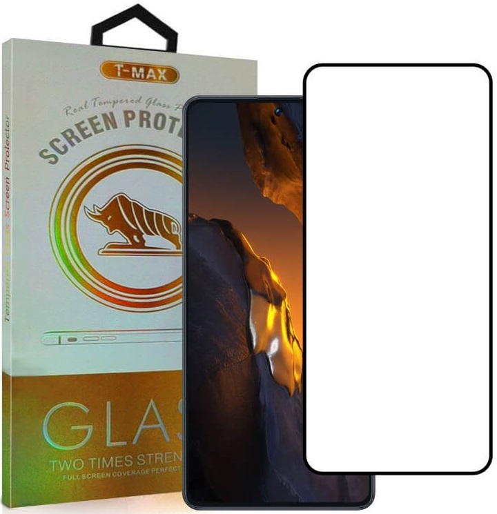 Αντιχαρακτικό Γυαλί Προστασίας Xiaomi Poco X6 Pro - T-Max Premium 3D Tempered Glass Full Glue Fluid Despensing Οθόνης - Black